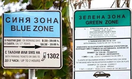 Без синя и зелена зона празниците в София