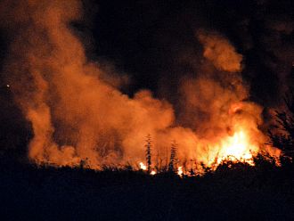 Товарен самолет с тонове експлозиви се разби край Кавала